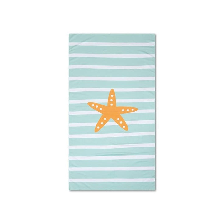 Swim Essentials Luxe Recycled Microfiber Beach Towel, Stars, 170 x 90 cm