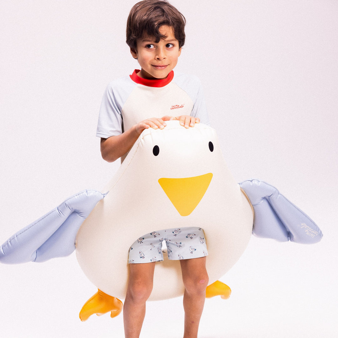 Swim Essentials Inflatable Swim Ring - Sunny Seagull, 65 cm