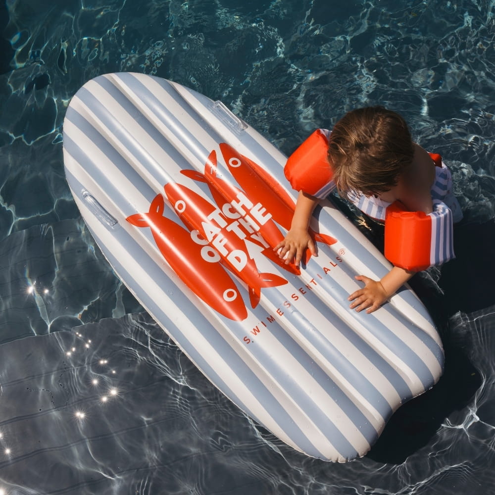 Swim Essentials Inflatable Surfboard - Catch Of The Day, 120 cm