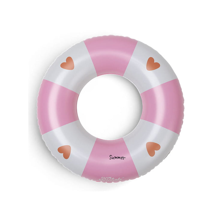 Swim Essentials Inflatable Swim Ring - Cozy Hearts, 55 cm