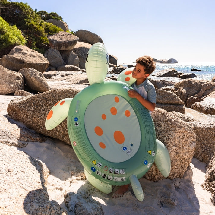 Inflatable Turtle Shell Swim Essentials Inflatable Ride On - Turtle, 140 cm – Axis Toys & Gifts