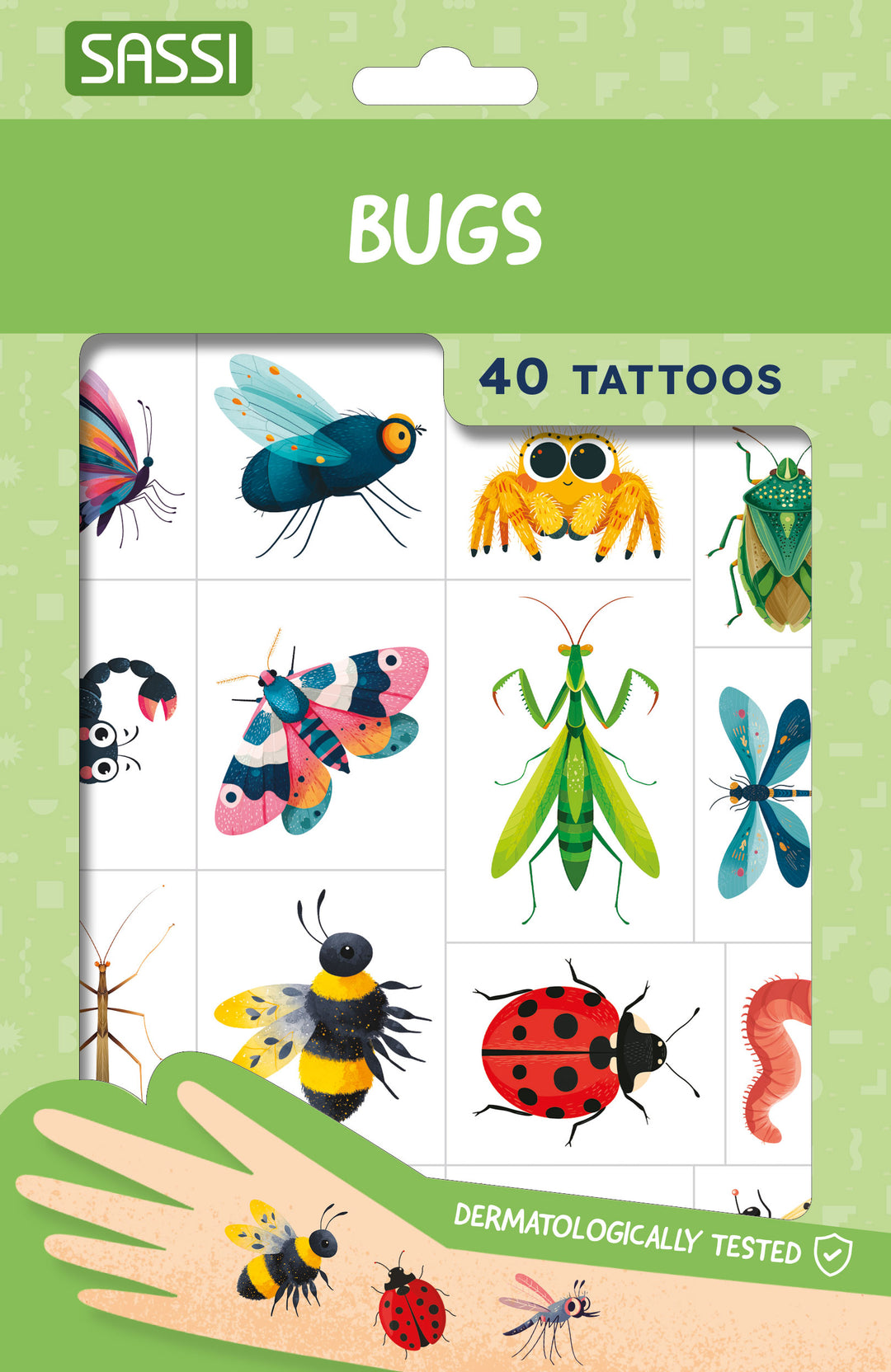 Sassi Tattoo Pack with FREE CDU, 44 pcs