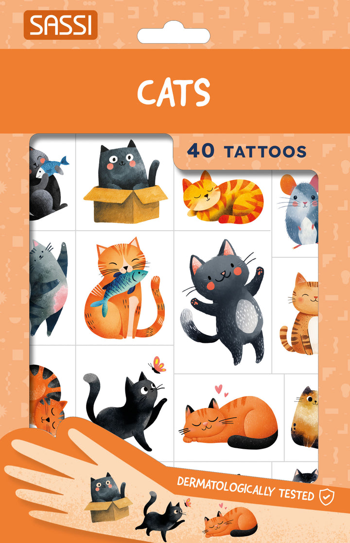 Sassi Tattoo Pack with FREE CDU, 44 pcs
