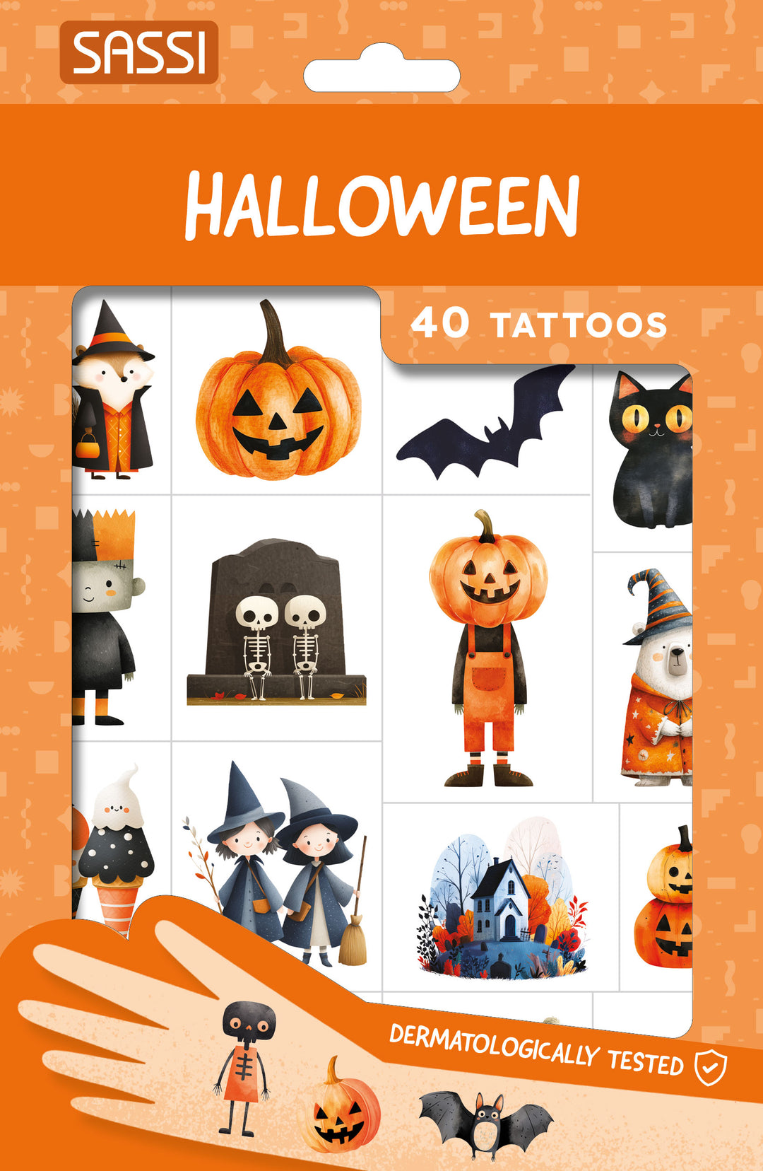 Sassi Tattoo Pack with FREE CDU, 44 pcs