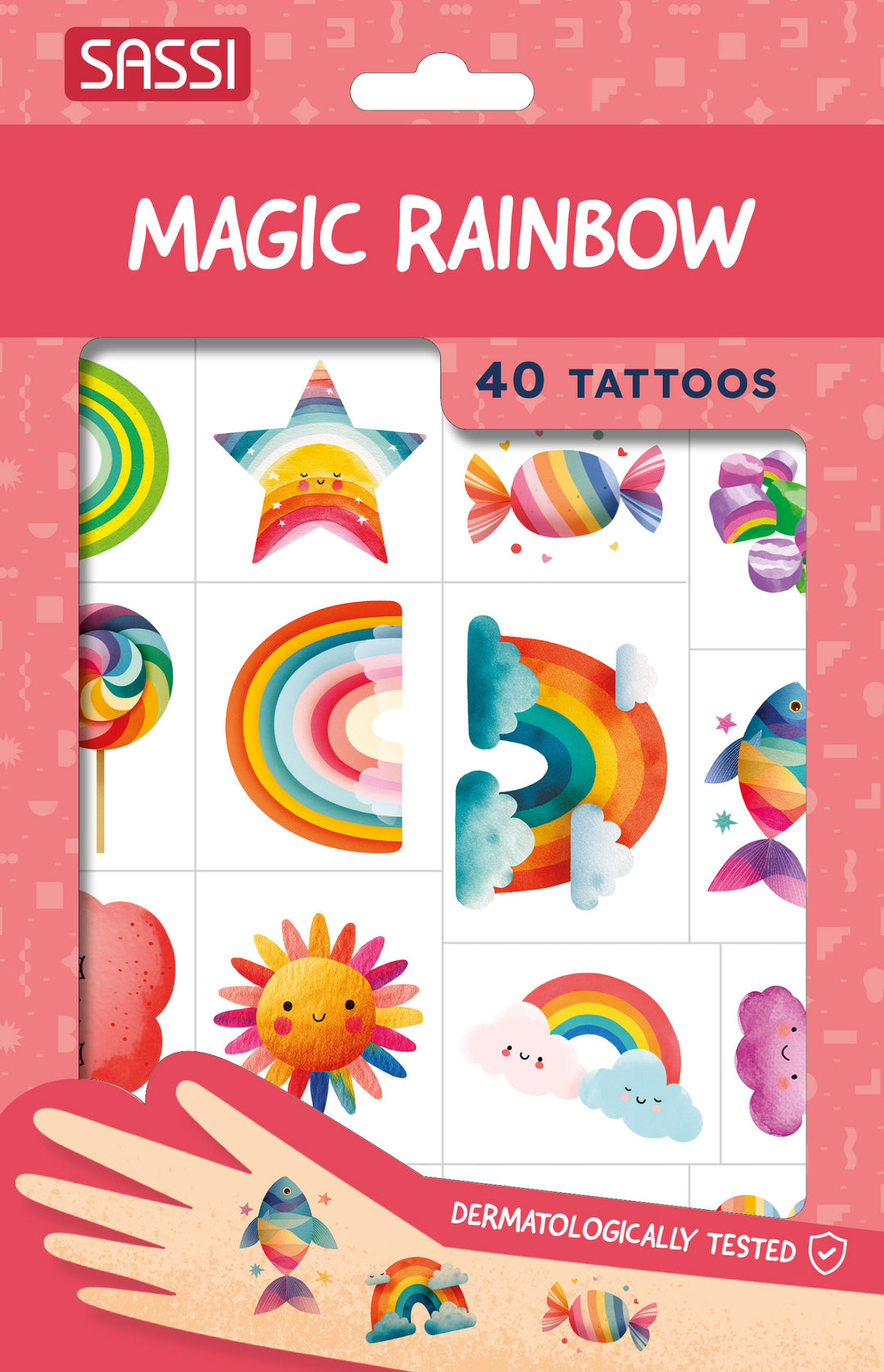Sassi Tattoo Pack with FREE CDU, 44 pcs