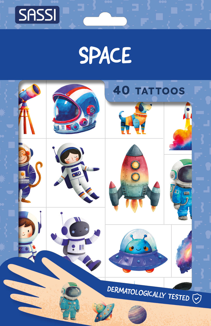 Sassi Tattoo Pack with FREE CDU, 44 pcs