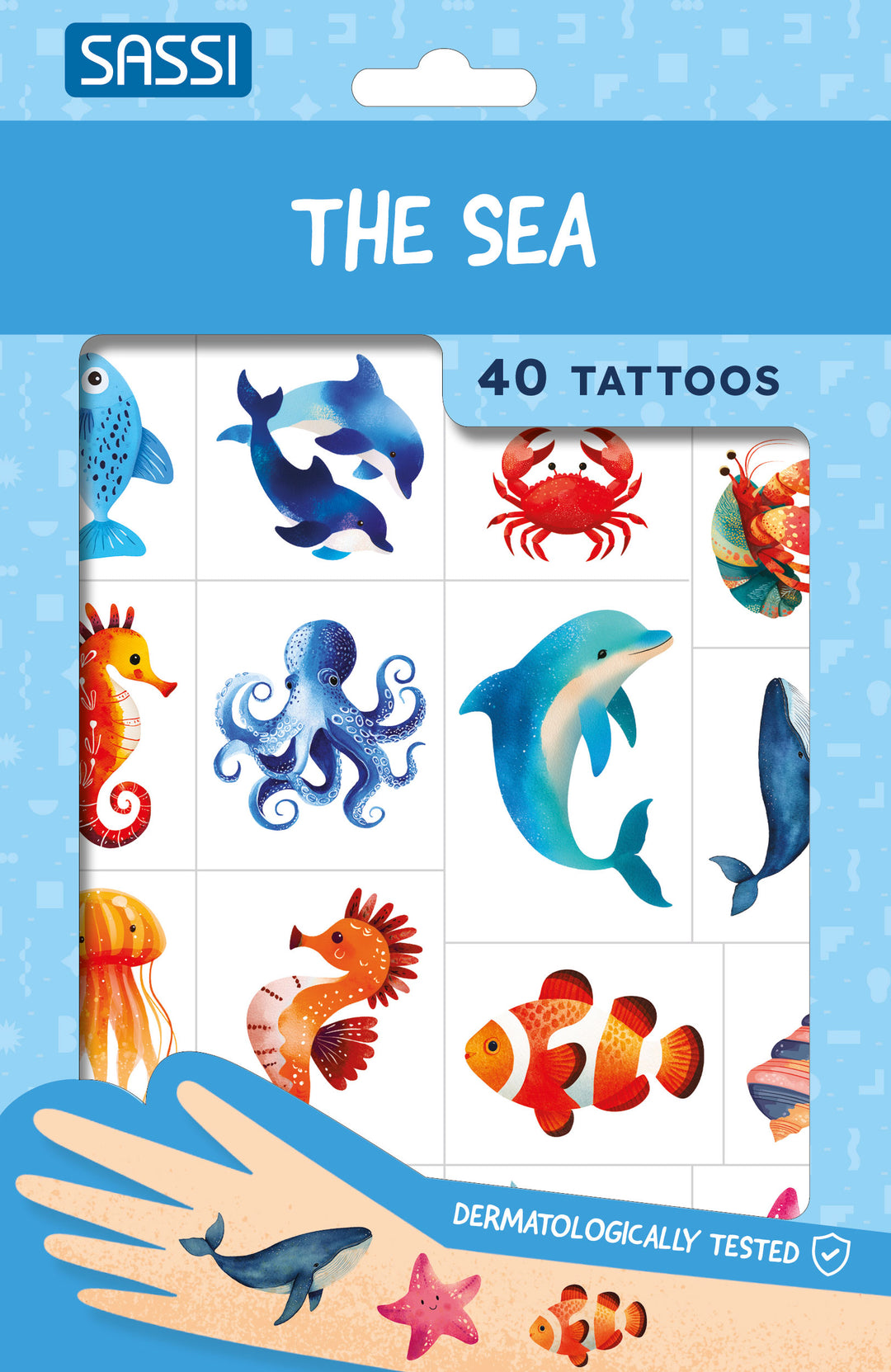 Sassi Tattoo Pack with FREE CDU, 44 pcs