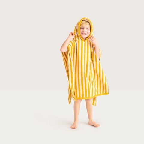 Swim Essentials Luxe Beach Poncho - Flow Yellow, 65 x 65 cm