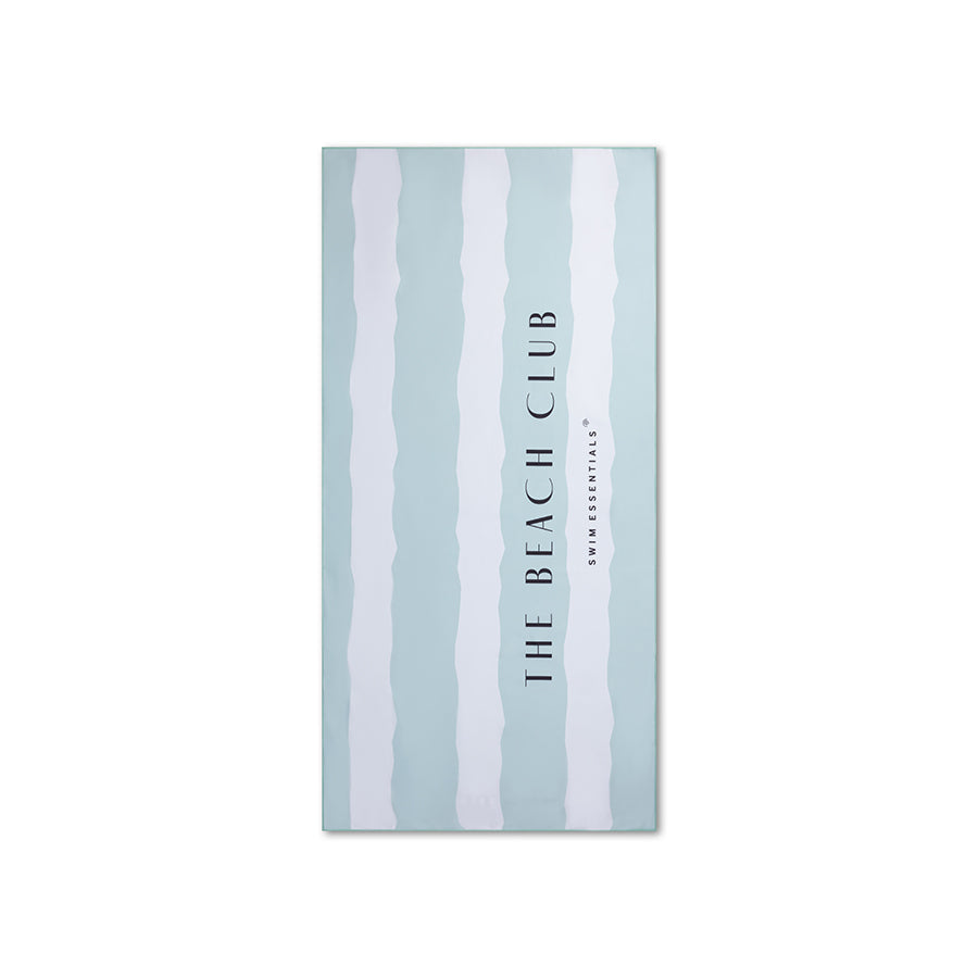 Swim Essentials Luxe Recycled Microfiber Beach Towel, The Beach Club, 180 x 90 cm