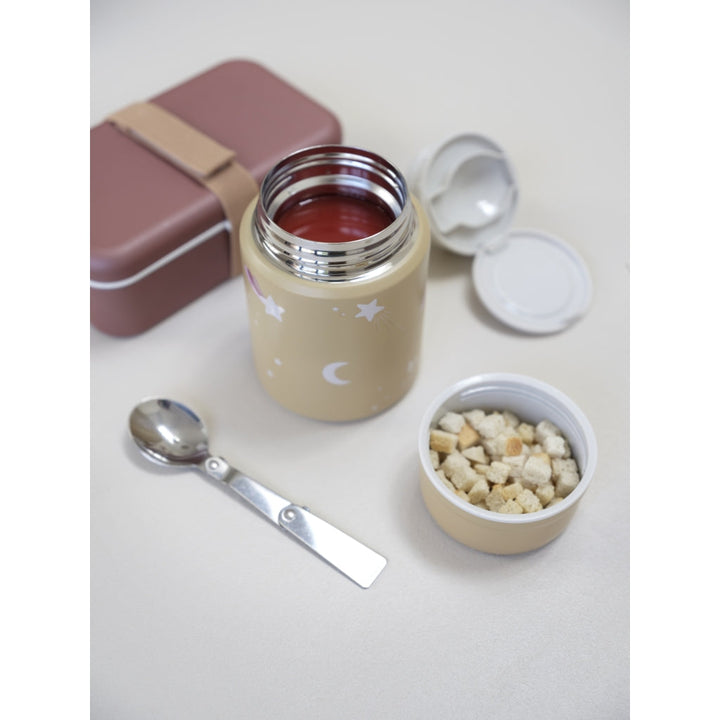 Fabelab - Thermo Food Jar - Shooting Star - Caramel