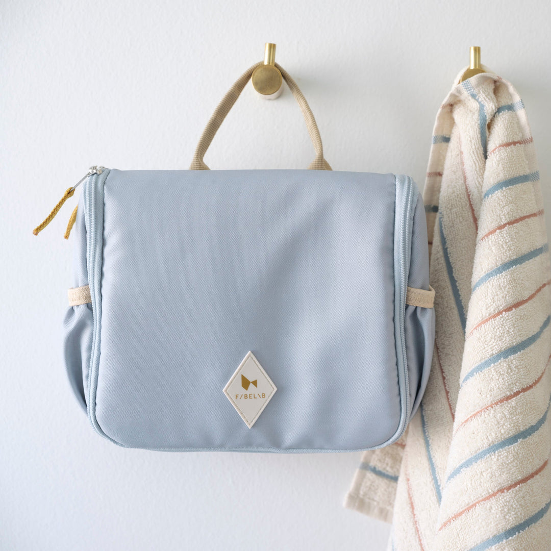 Fabelab - Eco Toiletry Bag with Hanger - Cottage Blue
