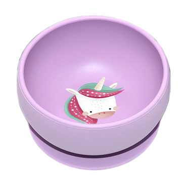 Sassi Silicone Meal Bowl Set - Sparkly The Unicorn