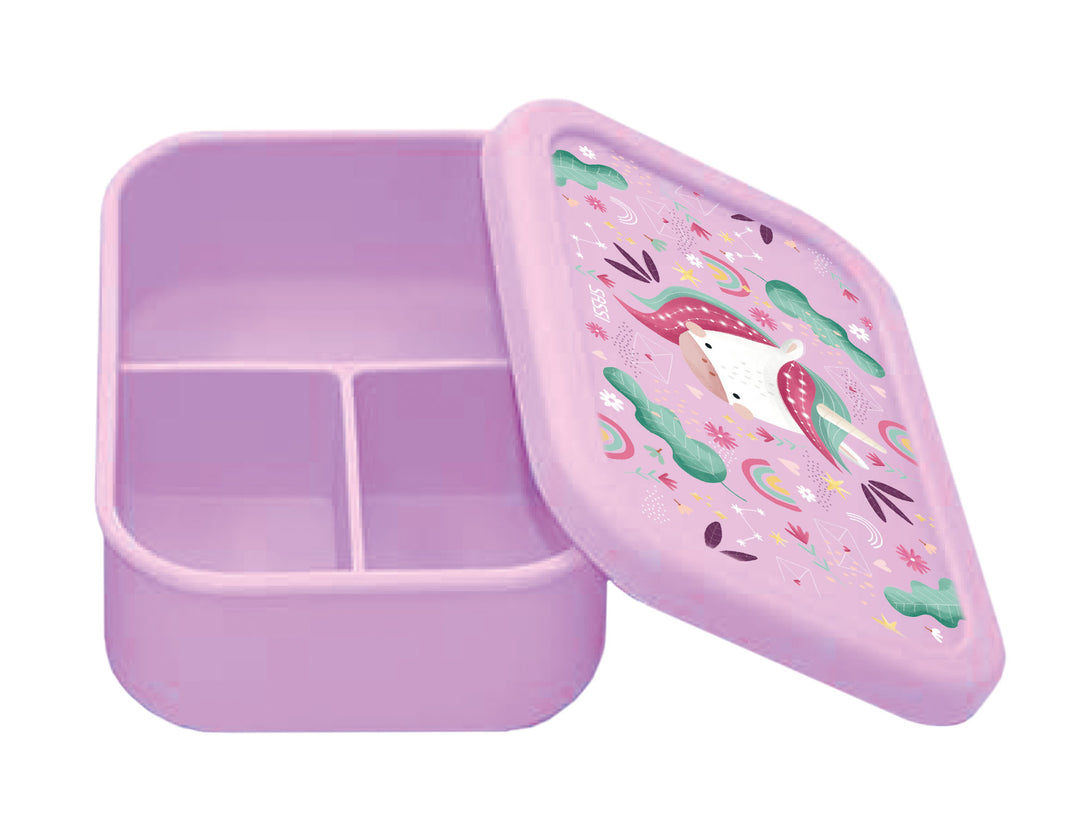 Sassi Silicone Lunch Box - Sparkly The Unicorn