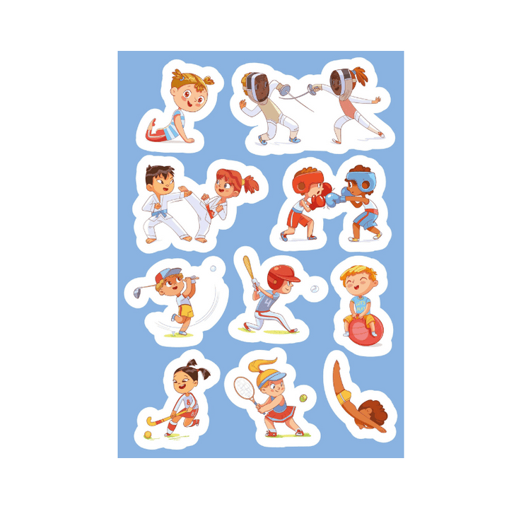 Sassi Stickers and Activities Book - Sports