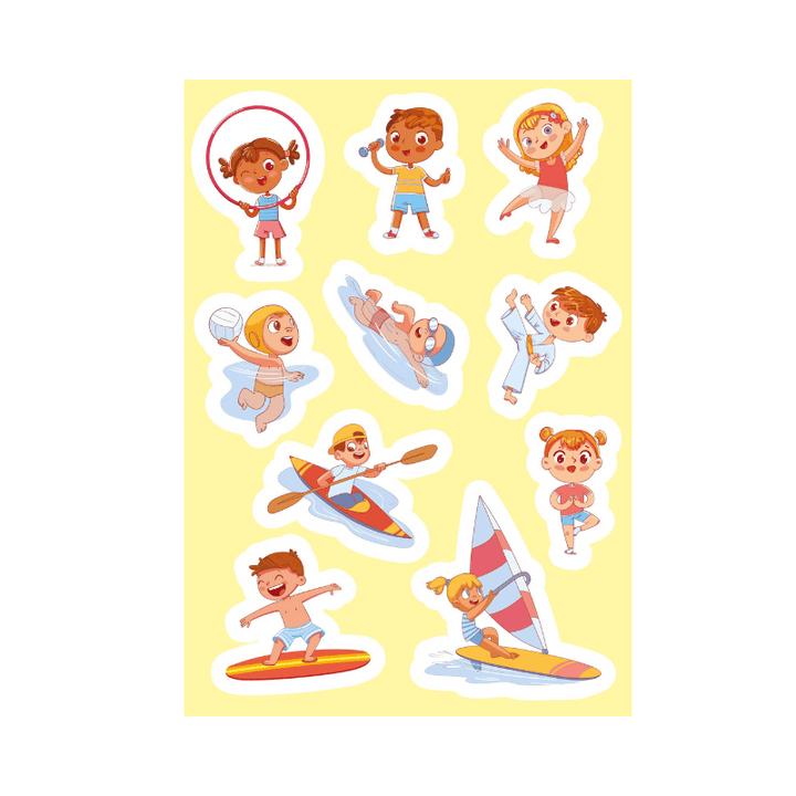 Sassi Stickers and Activities Book - Sports