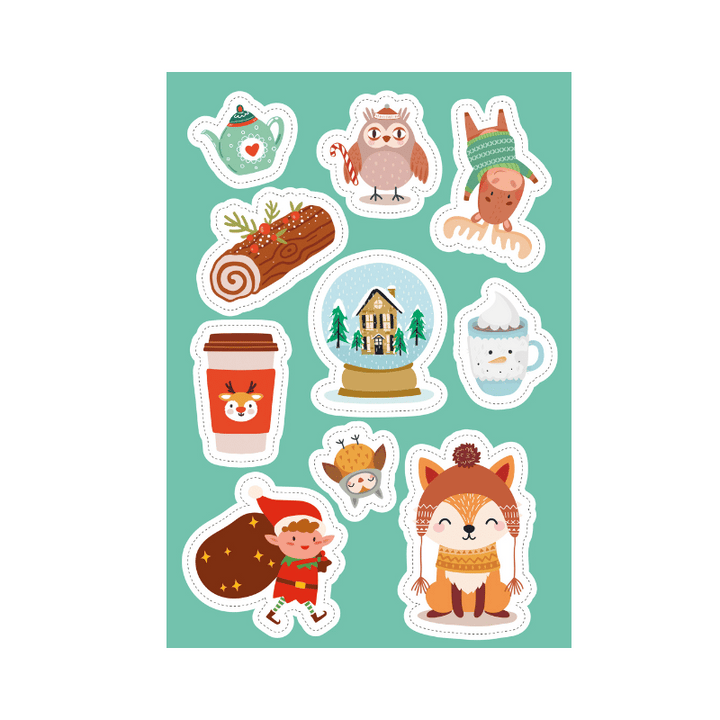 Sassi Stickers and Activities Book - Christmas