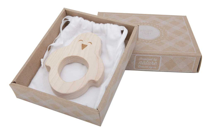 Wooden Story Soother - Penguin