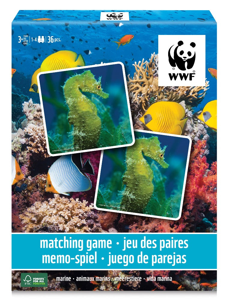 WWF Memory Matching Game - Marine, 36 pcs