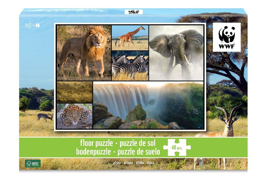 WWF Africa Floor Puzzle, 48 pcs