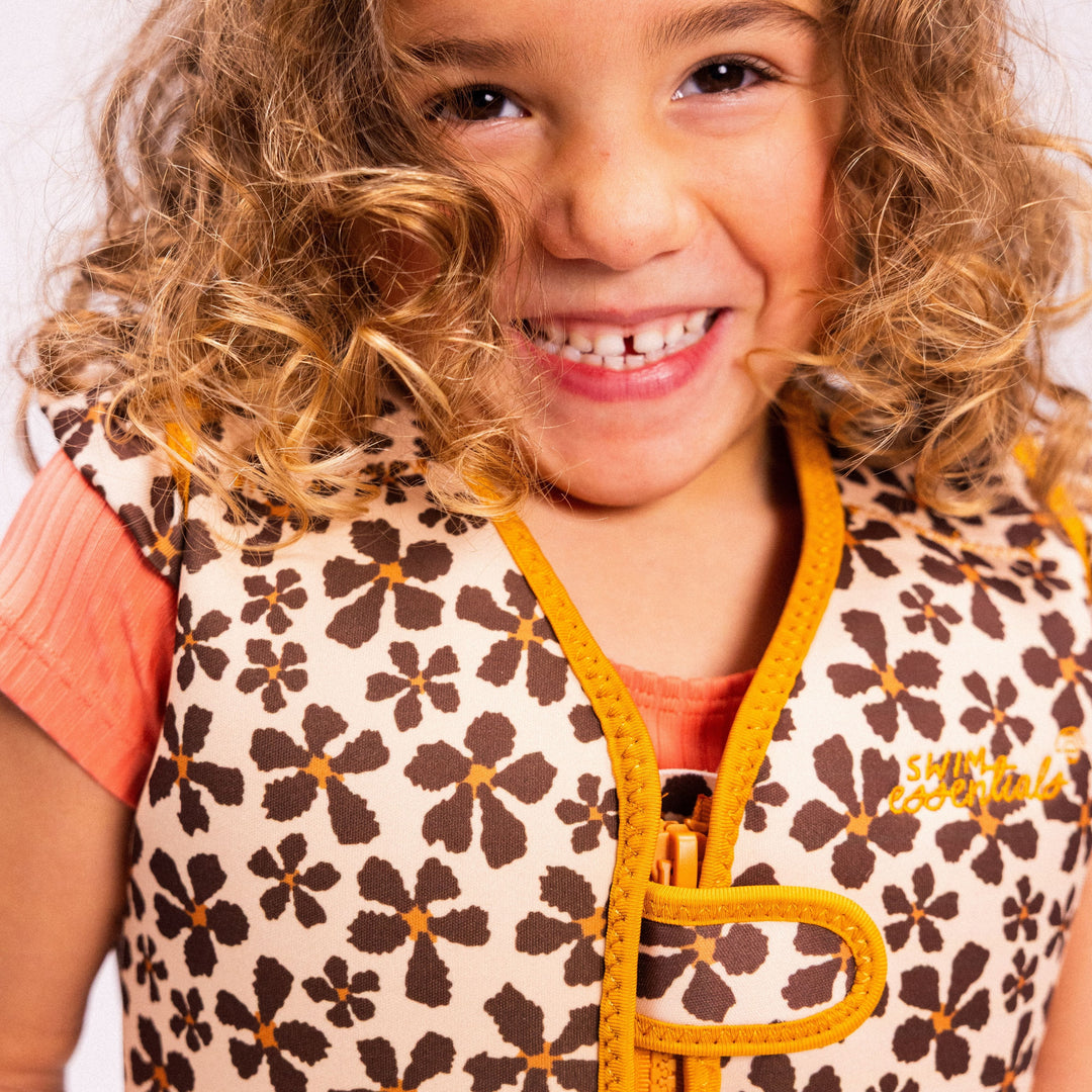 Swim Essentials Kids  Swimming Vest - Wild Flower, 1-2 yrs