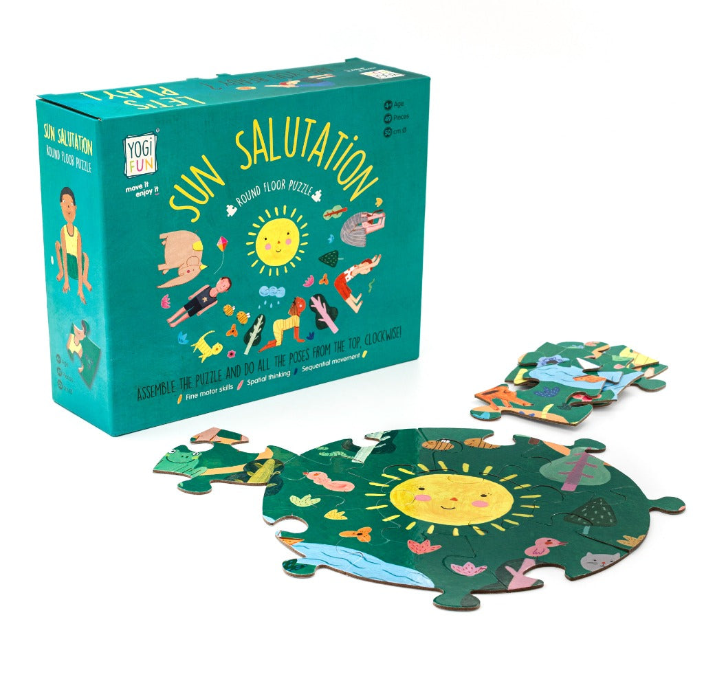 Yogi FUN Sun Salutation Puzzle, 49 pcs