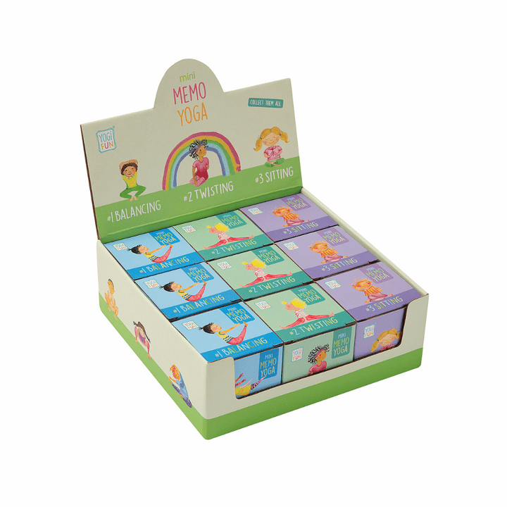Yogi FUN Mini Memo Matching Games in POS Display, 9 pcs