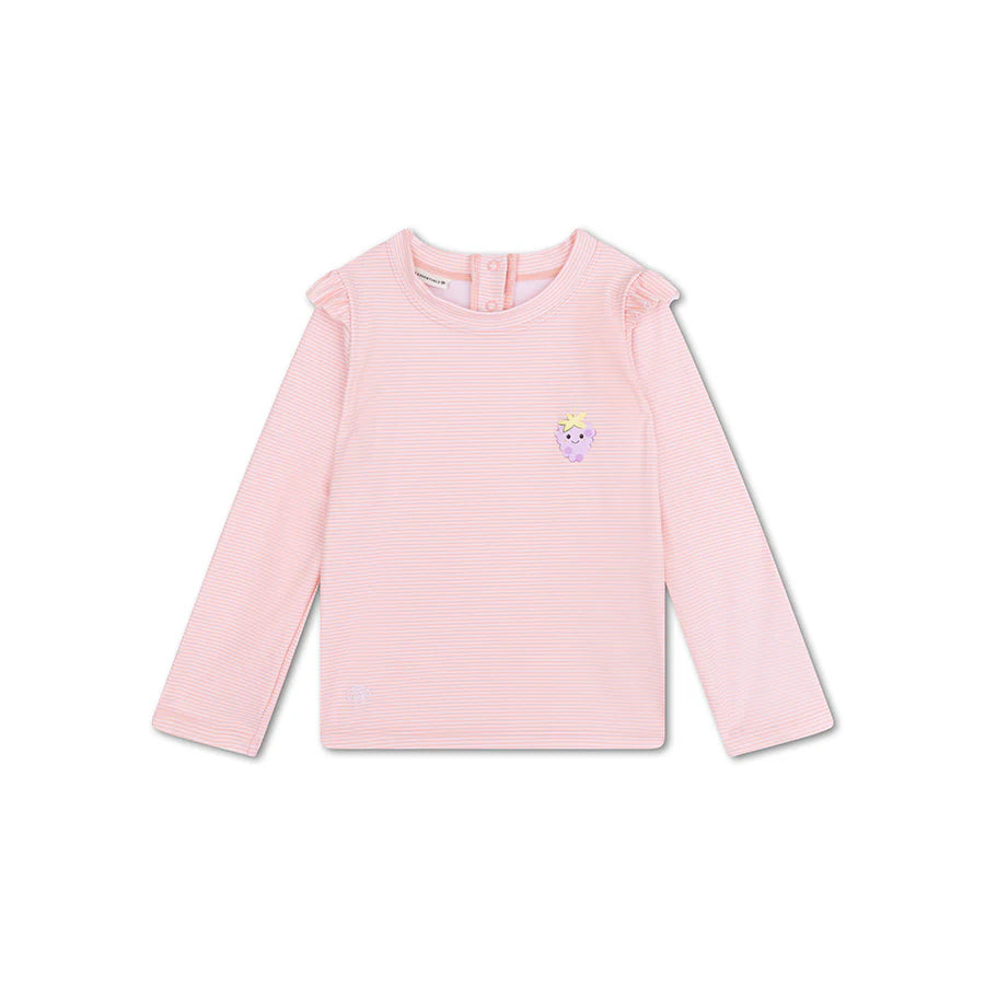 Swim Essentials Girls UV Long Sleeved Rashguard, Blackberry