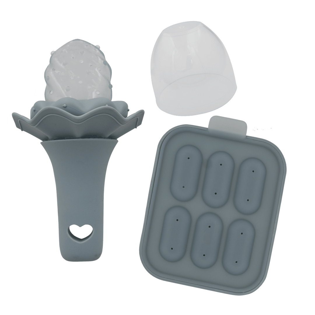 Koukla Baby Fresh Food Feeder Set, Blue