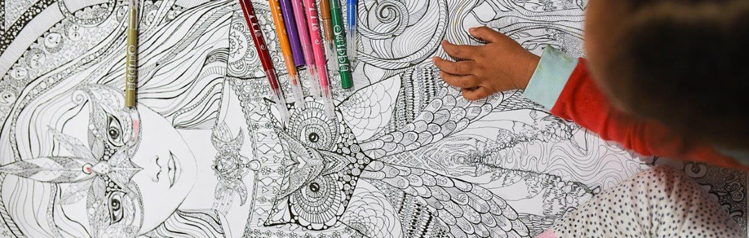 ColourAway Colouring In Poster Kit - Magician's Daughter