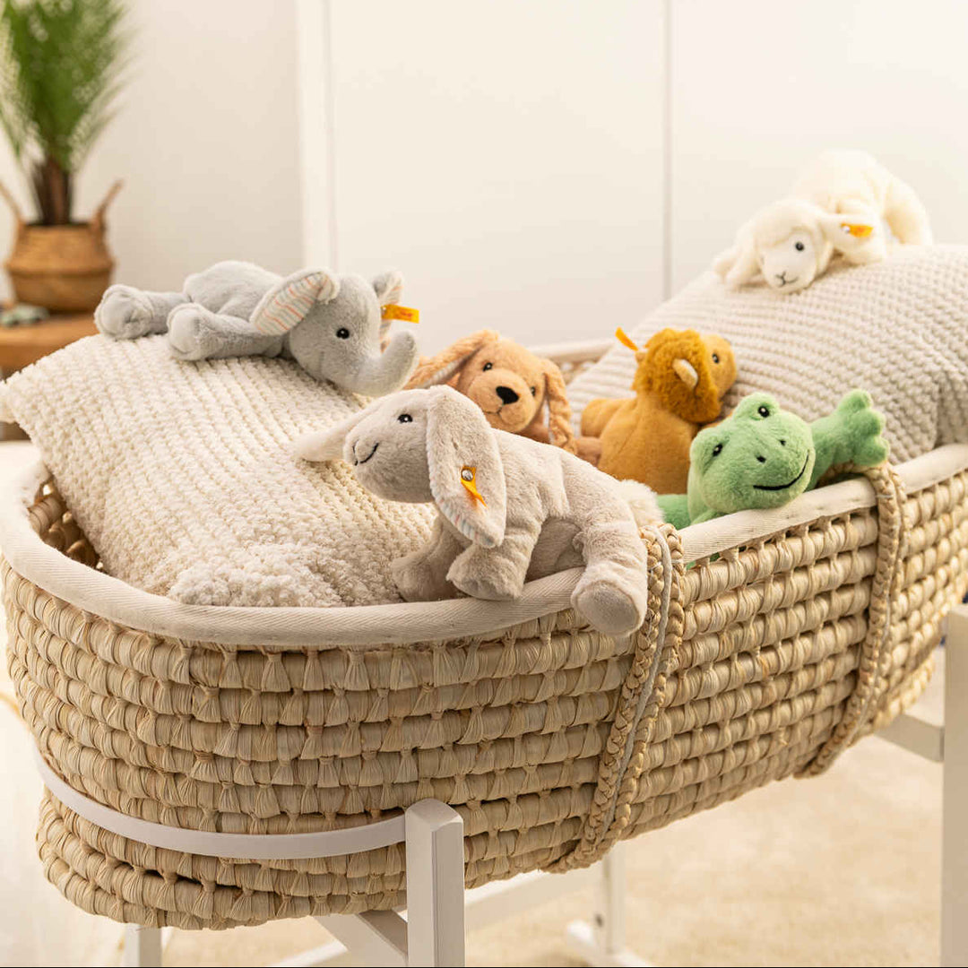 Steiff Soft Cuddly Friends - Floppy Hoppel Rabbit Light Grey, 20 cm