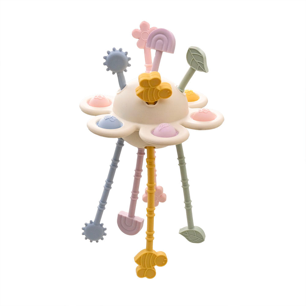 Imagine That Pull and Play Zippy Sensory Toy Flower