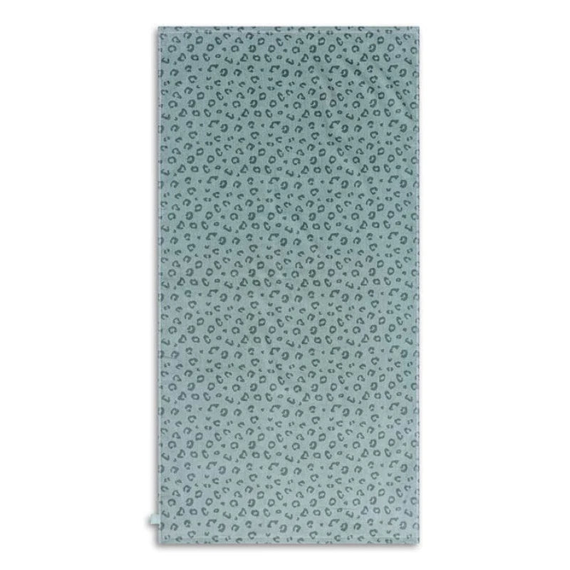 Swim Essentials Luxe Beach Towel - Green Leopard, 135 x 65 cm