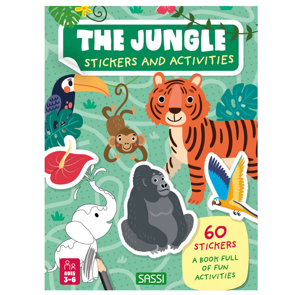 Sassi Stickers and Activities Book - The Jungle