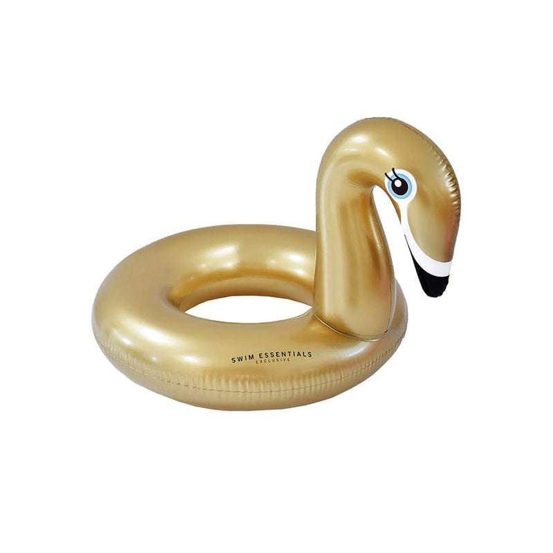 Swim Essentials Animal Swim Ring, Gold Swan