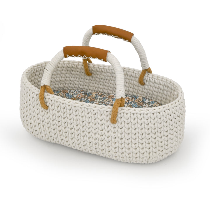 Lola & Bear Knitted Basket & Bedding Set, 34 cm