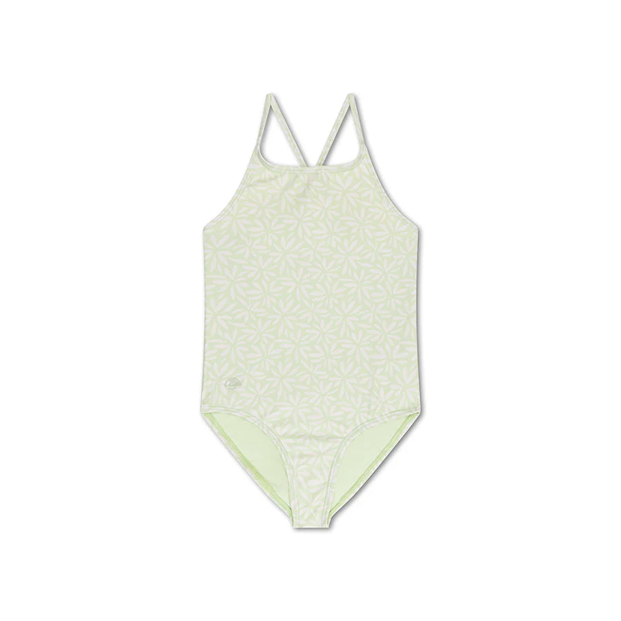 Swim Essentials Girls UV Bathing Suit, Matcha Green