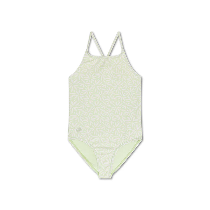 Swim Essentials Girls UV Bathing Suit, Matcha Green