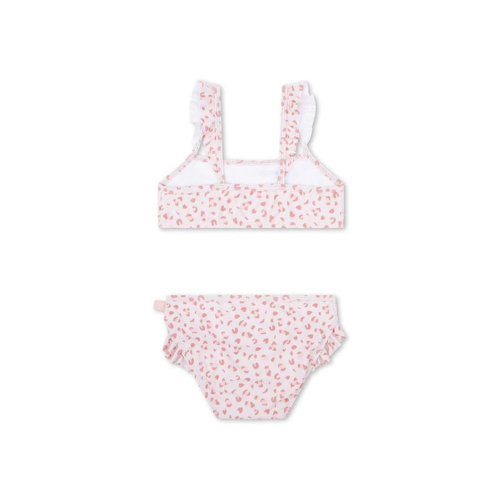 Swim Essentials Girls Bikini, Old Pink Leopard