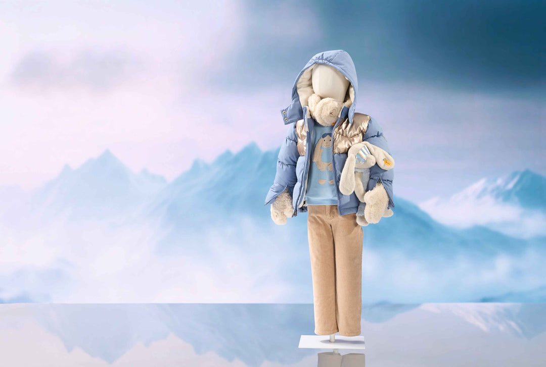 Steiff Soft Cuddly Friends - Skier Hoppie Rabbit Cream, 31 cm