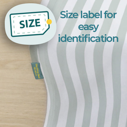 Imagine That Sage Stripe Stacker Bed Sheet Set