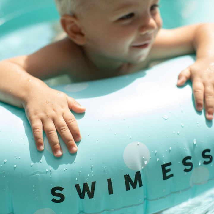 Swim Essentials Inflatable Swim Ring - Blue Dots, 55 cm