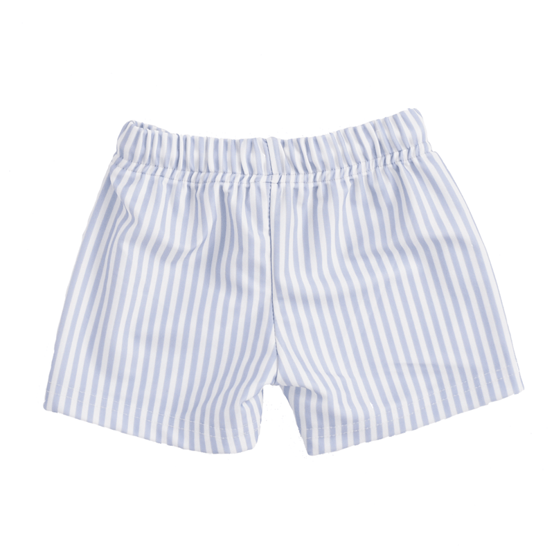 Swim Essentials Boys UV Swim Shorts, Light Blue Striped
