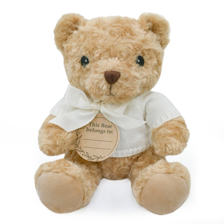 Lola & Bear My First Teddy Bear, Cream, 23 cm