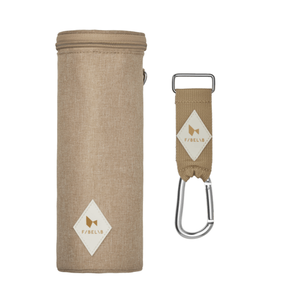 Fabelab - Insulated Bottle Bag with Pram Strap, Caramel