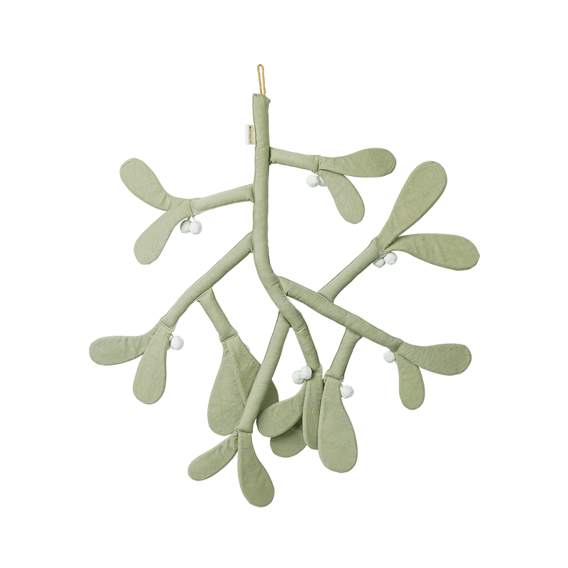 Fabelab Christmas - Fabric Hanging Ornament Mistletoe, 55 cm