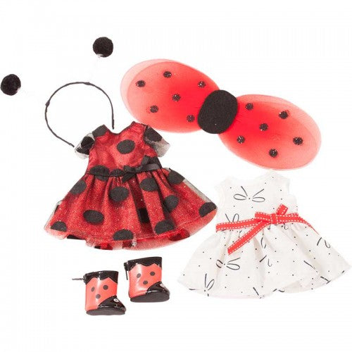 Götz Wardrobe - 27 cm - Ladybird Dress and Yacht Dress Set, 5 pcs