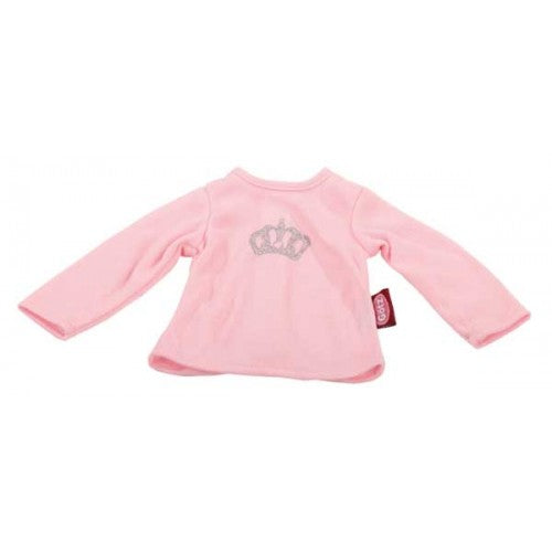 Götz Wardrobe - 42 cm - Pink Long Sleeved T with Crown
