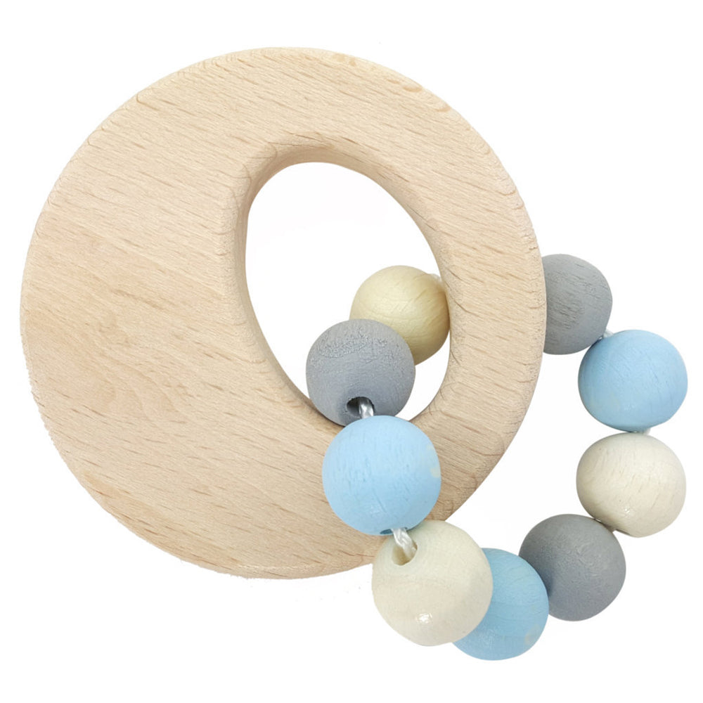 Hess-Spielzeug Rattle Circle Natural Blue