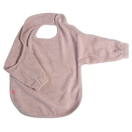 Kikadu Bath Bib with Sleeves, Pale Rose Default Title