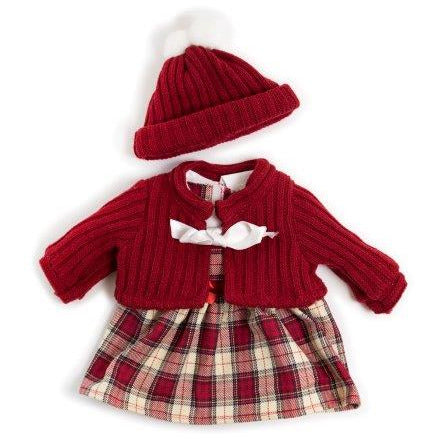 Miniland Clothing Winter Dress Set, (38 cm Doll)